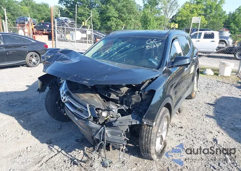 2017 Hyundai Santa Fe Sport 2.4L z USA, uszkodzony, nr VIN 5NMZU3LB8HH031180